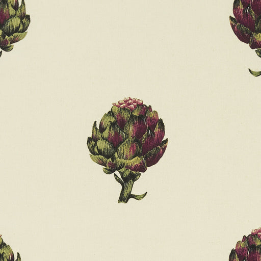 CLARKE AND CLARKE - ARTICHOKE- IVORY - Fabric by the Yard IVORY