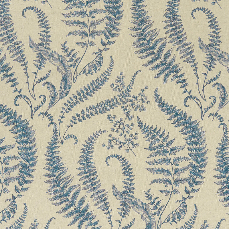 CLARKE AND CLARKE - FOLIUM- DENIM - Fabric by the Yard DENIM
