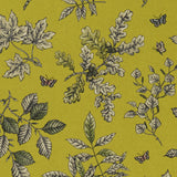 CLARKE AND CLARKE - HORTUS- CHARTREUSE - Fabric by the Yard