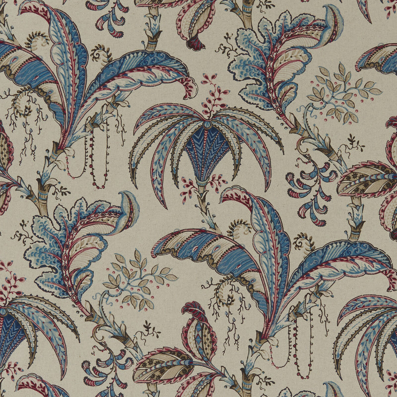 CLARKE AND CLARKE - OPHELIA- DENIM - Fabric by the Yard DENIM