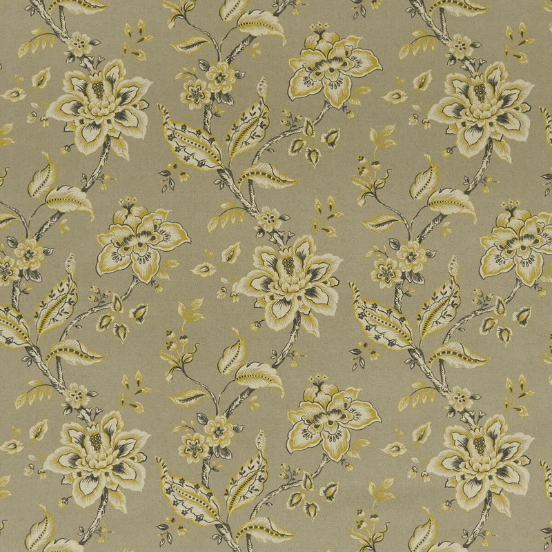 CLARKE AND CLARKE - PALAMPORE- TAUPE - Fabric by the Yard TAUPE
