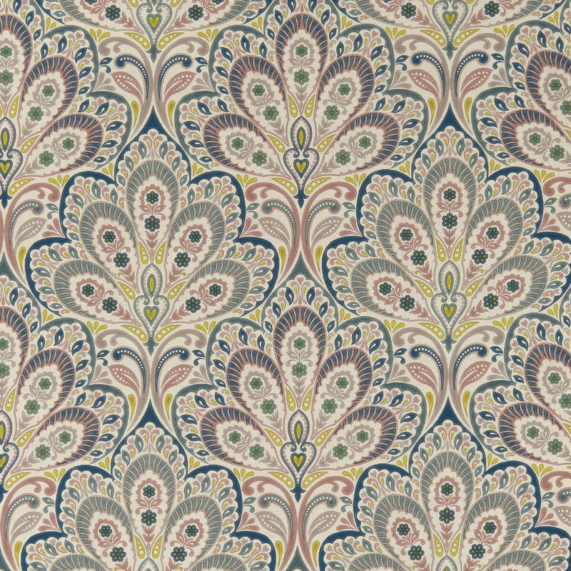 CLARKE AND CLARKE - PERSIA- MULTI - Fabric by the Yard MULTI