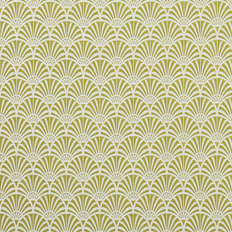 CLARKE AND CLARKE - ZELLIGE- CHARTREUSE - Fabric by the Yard CHARTREUSE