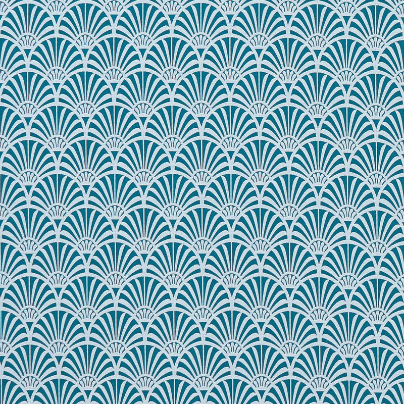 CLARKE AND CLARKE - ZELLIGE- TEAL - Fabric by the Yard TEAL