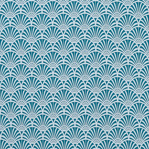 CLARKE AND CLARKE - ZELLIGE- TEAL - Fabric by the Yard TEAL