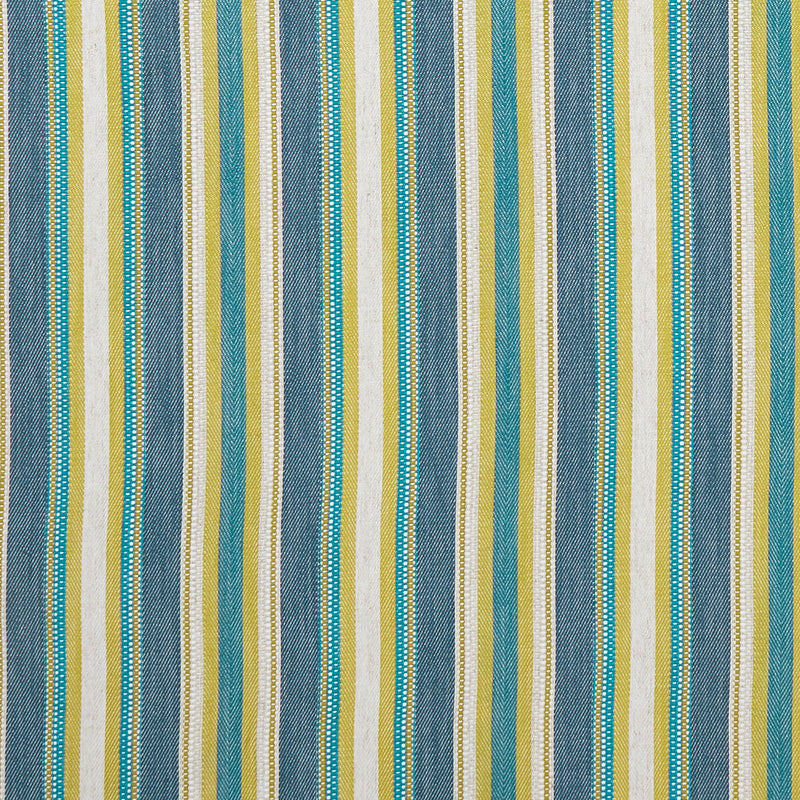 CLARKE AND CLARKE - ZIBA- DENIM/CHARTREUSE - Fabric by the Yard DENIM/CHARTREUSE