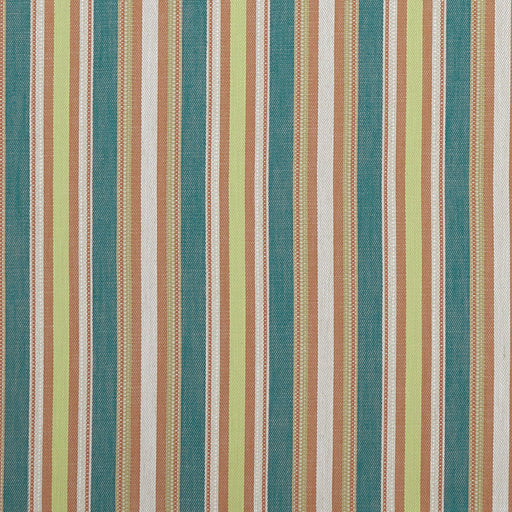 CLARKE AND CLARKE - ZIBA- TEAL/SPICE - Fabric by the Yard TEAL/SPICE