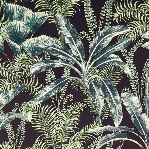 CLARKE AND CLARKE - MAJORELLE VELVET- CHARCOAL - Fabric by the Yard CHARCOAL