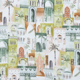 CLARKE AND CLARKE - MARRAKECH- APPLE - Fabric by the Yard