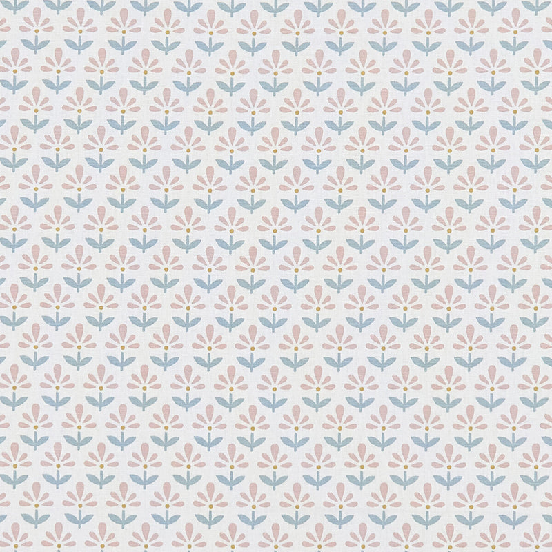 CLARKE AND CLARKE - FLEUR- BLUSH/MINERAL - Fabric by the Yard BLUSH/MINERAL