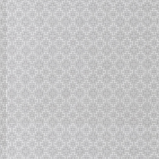CLARKE AND CLARKE - AZTEC- SILVER - Fabric by the Yard SILVER