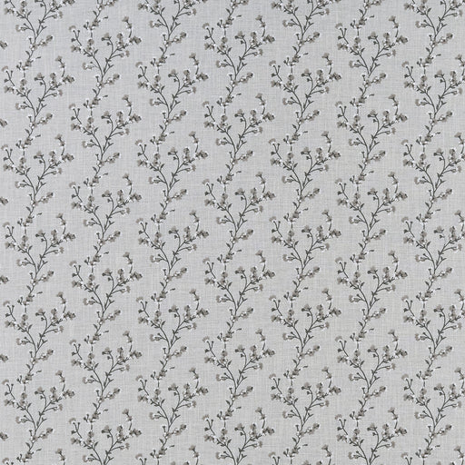 CLARKE AND CLARKE - BLOSSOM- CHARCOAL - Fabric by the Yard CHARCOAL