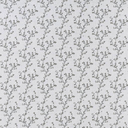 CLARKE AND CLARKE - BLOSSOM- SILVER - Fabric by the Yard SILVER