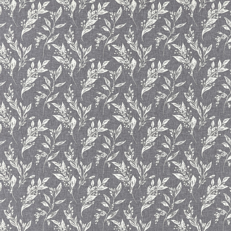 CLARKE AND CLARKE - ETERNAL- CHARCOAL - Fabric by the Yard CHARCOAL