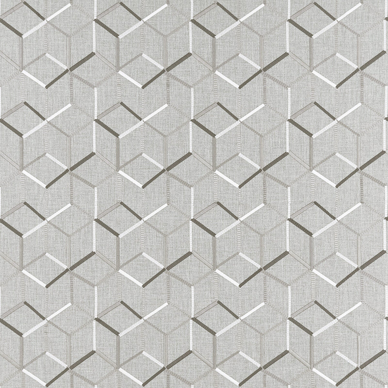 CLARKE AND CLARKE - LINEAR- CHARCOAL - Fabric by the Yard CHARCOAL