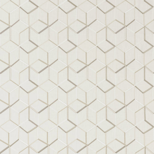 CLARKE AND CLARKE - LINEAR- IVORY - Fabric by the Yard IVORY
