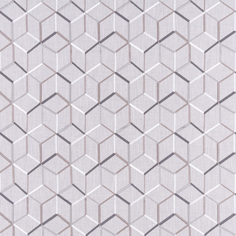 CLARKE AND CLARKE - LINEAR- SILVER - Fabric by the Yard SILVER