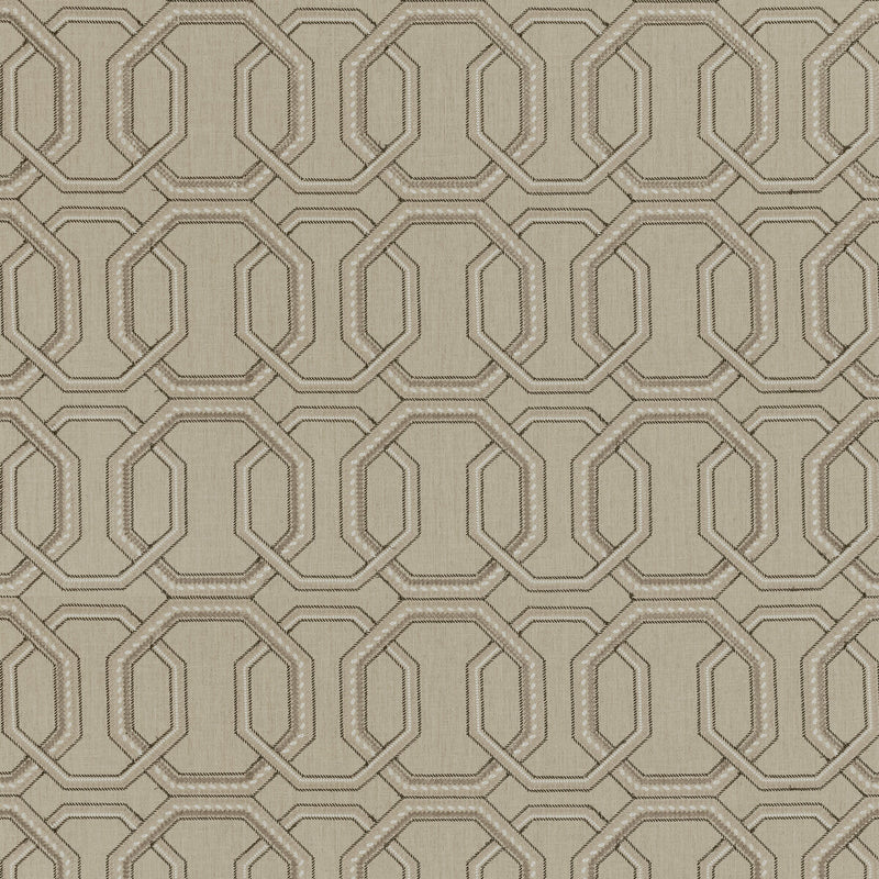 CLARKE AND CLARKE - REPEAT- LINEN - Fabric by the Yard LINEN