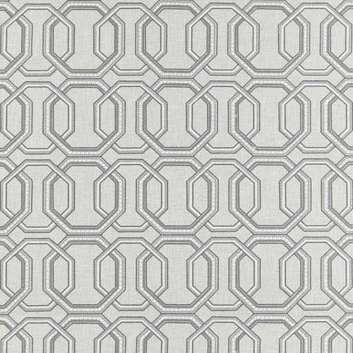 CLARKE AND CLARKE - REPEAT- SILVER - Fabric by the Yard SILVER