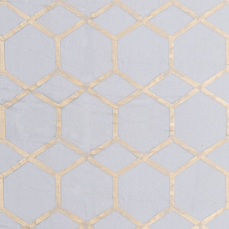 CLARKE AND CLARKE - FORMA- CHARCOAL/GOLD - Fabric by the Yard CHARCOAL/GOLD