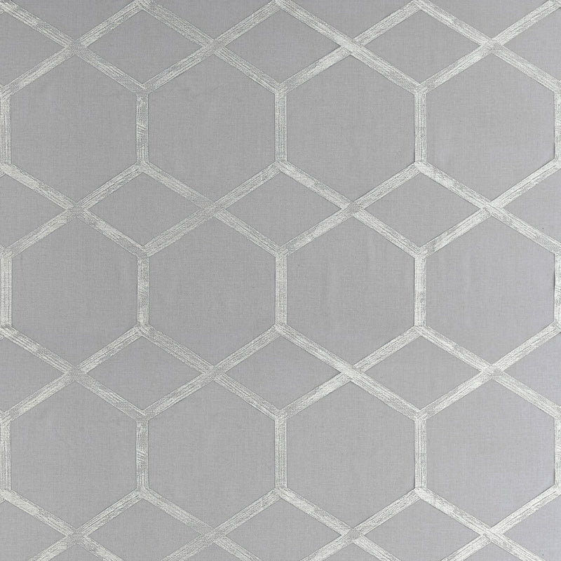 CLARKE AND CLARKE - FORMA- CHARCOAL/SILVER - Fabric by the Yard CHARCOAL/SILVER