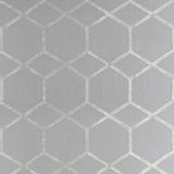 CLARKE AND CLARKE - FORMA- CHARCOAL/SILVER - Fabric by the Yard