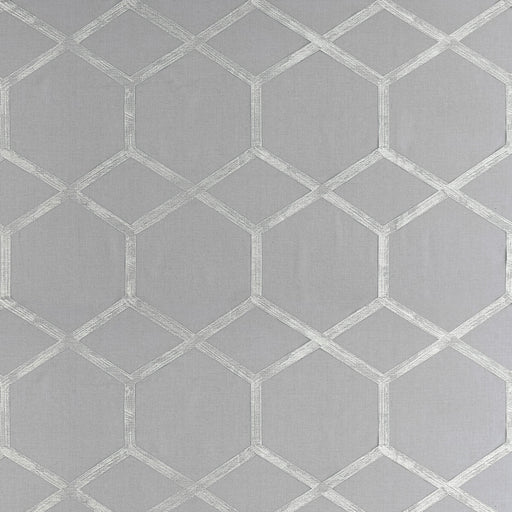 CLARKE AND CLARKE - FORMA- CHARCOAL/SILVER - Fabric by the Yard CHARCOAL/SILVER