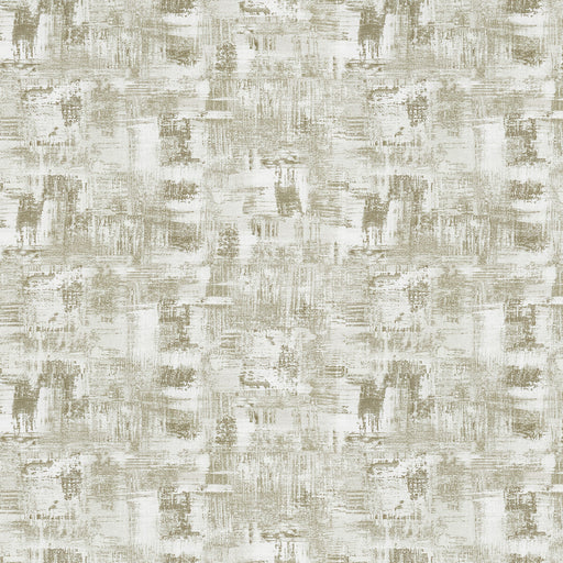 CLARKE AND CLARKE - TESSELLATI- NATURAL/GILVER - Fabric by the Yard NATURAL/GILVER
