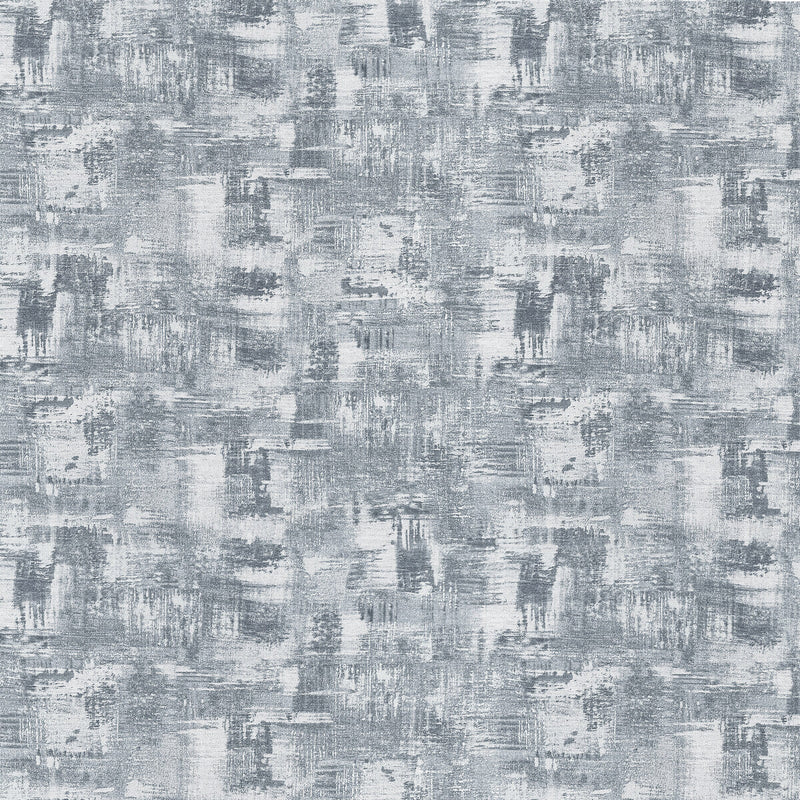 CLARKE AND CLARKE - TESSELLATI- SILVER - Fabric by the Yard SILVER