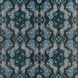 CLARKE AND CLARKE - CASPIAN VELVET- NAVY - Fabric by the Yard
