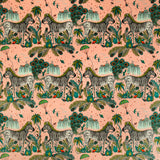 CLARKE AND CLARKE - LOST WORLD VELVET- PINK - Fabric by the Yard