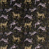 CLARKE AND CLARKE - PROTEA VELVET- CHARCOAL - Fabric by the Yard