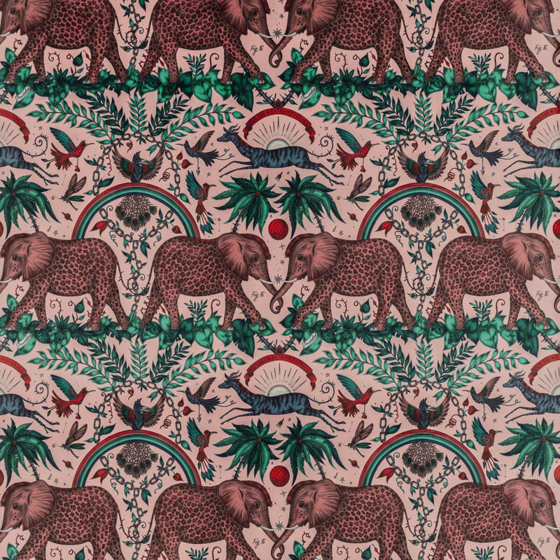 CLARKE AND CLARKE - ZAMBEZI VELVET- PINK - Fabric by the Yard PINK