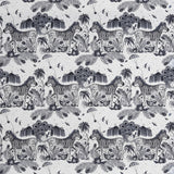 CLARKE AND CLARKE - LOST WORLD SATIN- BLUE - Fabric by the Yard