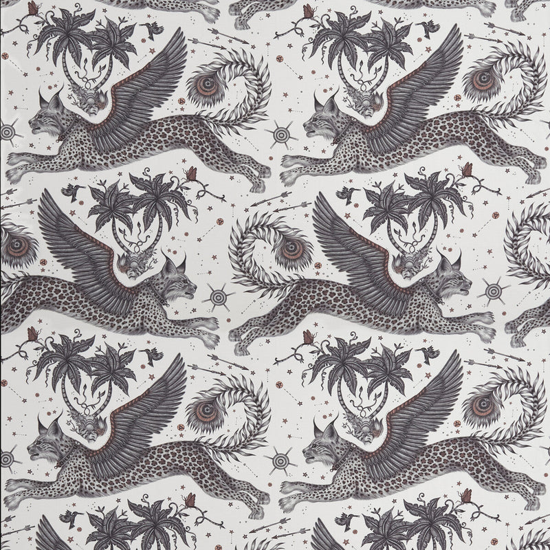 CLARKE AND CLARKE - LYNX SATIN- NUDE - Fabric by the Yard NUDE