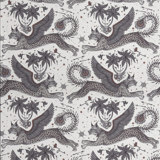 CLARKE AND CLARKE - LYNX SATIN- NUDE - Fabric by the Yard NUDE