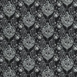 CLARKE AND CLARKE - SILVERBACK SATIN- BLACK - Fabric by the Yard