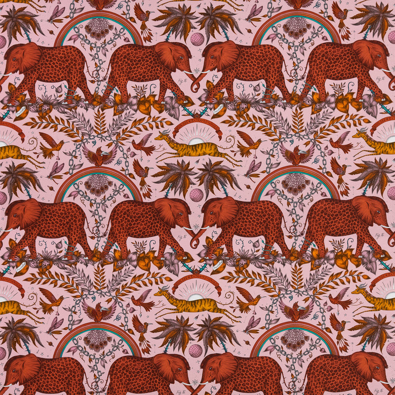 CLARKE AND CLARKE - ZAMBEZI SATIN- BLUSH - Fabric by the Yard BLUSH
