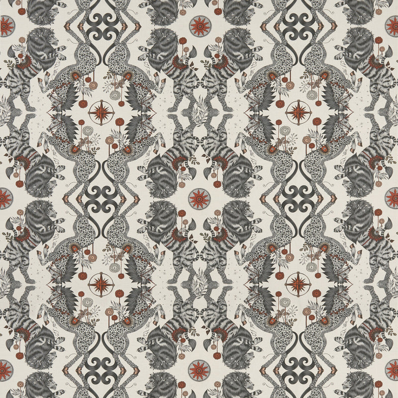 CLARKE AND CLARKE - CASPIAN LINEN- NUDE - Fabric by the Yard NUDE