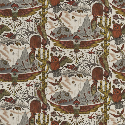 CLARKE AND CLARKE - FRONTIER LINEN- GOLD - Fabric by the Yard GOLD