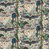 CLARKE AND CLARKE - FRONTIER LINEN- GREEN - Fabric by the Yard