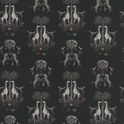 CLARKE AND CLARKE - CREATURA LINEN- CHARCOAL - Fabric by the Yard CHARCOAL