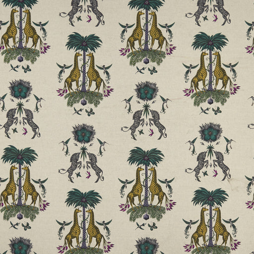 CLARKE AND CLARKE - CREATURA LINEN- YELLOW - Fabric by the Yard YELLOW