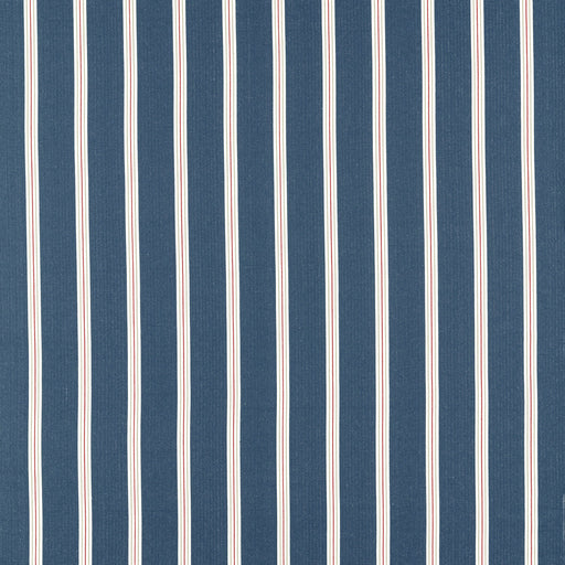 CLARKE AND CLARKE - KNIGHTSBRIDGE- NAVY/ROUGE - Fabric by the Yard NAVY/ROUGE