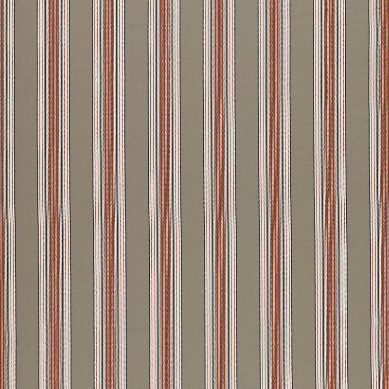 CLARKE AND CLARKE - MARYLEBONE- NAVY/ROUGE - Fabric by the Yard NAVY/ROUGE