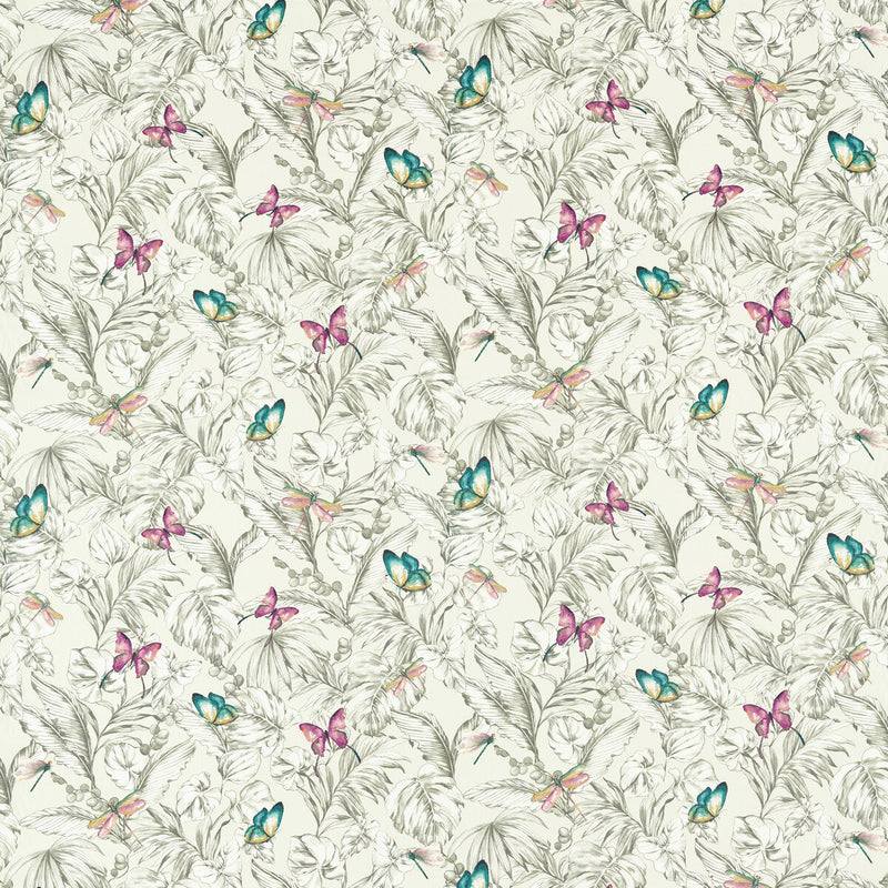 CLARKE AND CLARKE - ACADIA- LINEN - Fabric by the Yard LINEN