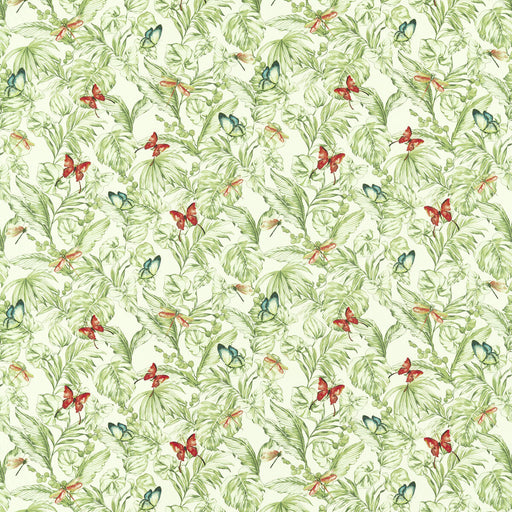 CLARKE AND CLARKE - ACADIA- OLIVE/SPICE - Fabric by the Yard OLIVE/SPICE