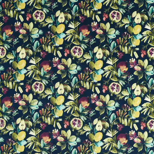 CLARKE AND CLARKE - FRUTA- MIDNIGHT VELVET - Fabric by the Yard MIDNIGHT VELVET