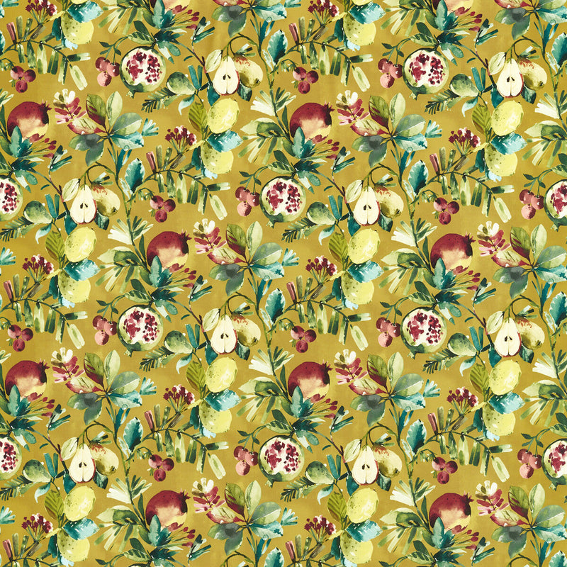 CLARKE AND CLARKE - FRUTA- OCHRE VELVET - Fabric by the Yard OCHRE VELVET
