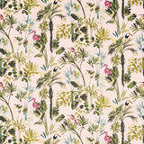 CLARKE AND CLARKE - PALM- BLUSH VELVET - Fabric by the Yard